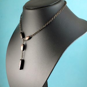 Bronze Bead Necklace N-0161-k
