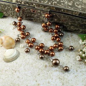 Bronze Freshwater Pearls N-0178-i