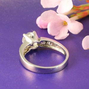 Clear Quartz Crystal Ring R-0187-i