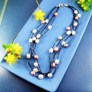 Floating Handpainted Pearls N-0109-g