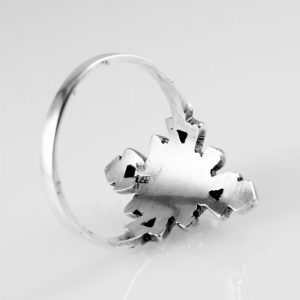 Lapis & Silver Aztec Ring R-0196-l