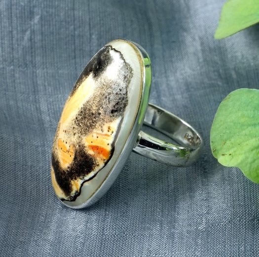 Oval Seashell Ring R-0116-i