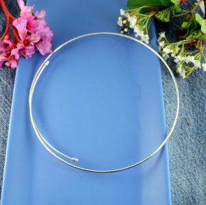Silver Open Neck-Ring N-0187-a