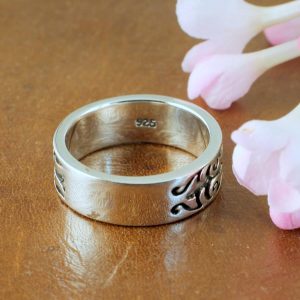 Silver Tribal Ring R-0186-f