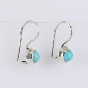 Turquoise Vintage Round Earrings E-0133-g