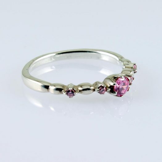 Vintage Rose Quartz Ring R-0175-b
