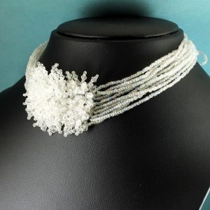 White-Seed-Bead-Choker