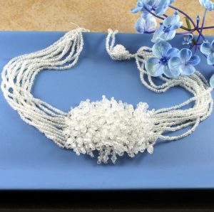 White-Seed-Bead-Choker
