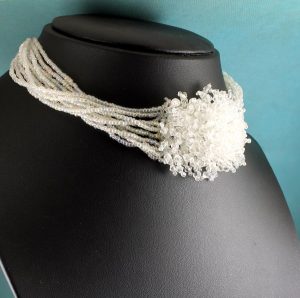 White-Seed-Bead-Choker
