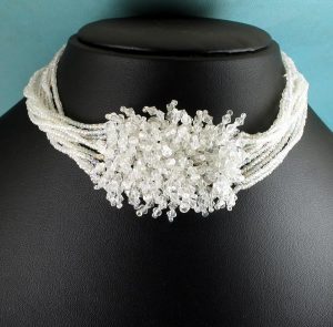 White-Seed-Bead-Choker