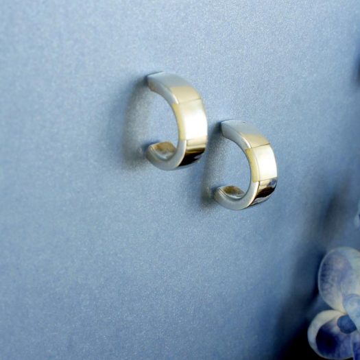 Mother-of-Pearl Curved Studs E-0218-e