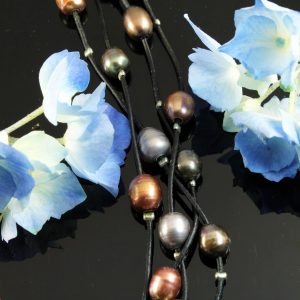 Floating Pearl Necklace N-0267-k