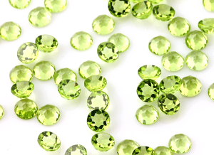 Peridot round gemstones 4mm