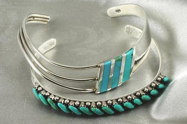 Turquoise Tubes Bangle