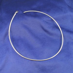 Sterling Silver Neck Ring N-0186-f