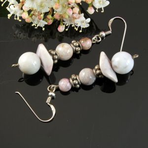 Crazy Lace Agate Earrings E-0121-h