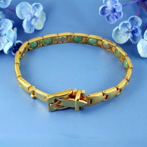 Gold Buckle Bracelet B-0123-b