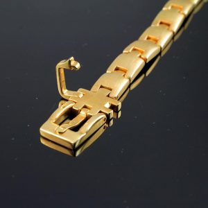 Gold Buckle Bracelet B-0123-g